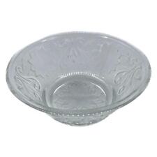 Vintage Indiana Tiara Clear Glass Fruit Bowl Dish Small One Serving Floral Burst picture