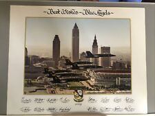 RARE BLUE ANGELS over Cleveland, OH ~ 2009 ~ Print small-poster 14