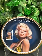 FREE SHIPPING (2) RARE - USPS Stamp Design - Marilyn Monroe Collector's Plates picture