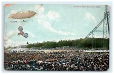 Brockton Fair Brockton MA Knabenshue’s Airship Flying Car Early Postcard picture