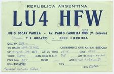 1982 QSL Card From LU4HFW Argentina Mailed to College Grove Tn W4ZMC Vintage picture
