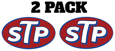STP 2 OIL VINTAGE  REPLICA 2 PK THE RACERS EDGE STICKERS DECALS MULTI SIZE picture