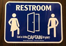 Captain Morgan Rum Men and Women  Bathroom Lavatory Decals Signs  picture