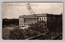 Postcard 1908 WI Historical Library State University View Madison Wisconsin picture