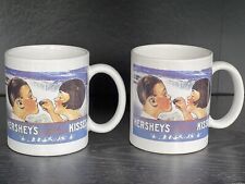 Hershey’s A Kiss for You Milk Chocolate Coffee Mug Cup Graphics Set Of 2 picture