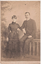 1889 - Young Couple - Baton Rouge, Louisiana Cabinet Photo - A. D. Lytle & Son picture