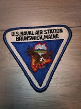 1960s 70s USN Navy Naval Air Squadron Brisnwick Maine Patch picture