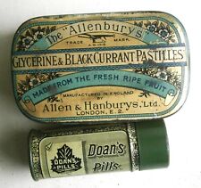 2 Vintage Medicinal Tins, Allenbury's, Dan's picture
