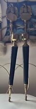 Vintage Set of 2  BRASS-eagle WALL HANGING SCONE CANDLE STICK HOLDER picture