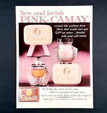 Camay soap ad vintage 1957 pink perfumed soap print advertisement picture