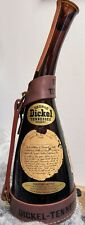 Vintage George Dickel Tennessee Whiskey Souvenir Bottle With Leather Harness  picture