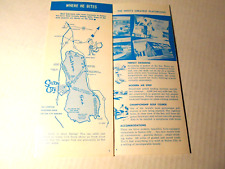 RARE Vintage Salton City Sea Map pictures California History Boats Brochure 60s picture