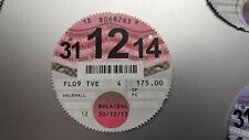 Rare Collectable old tax disc from DEC 2014..................................... picture