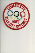 1972 Greater Niagrara Frontier Council Ellicott District Olympics patch picture