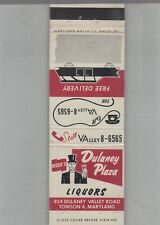 Matchbook Cover Dulaney Plaza Liquors Towson, MD picture