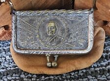 1921 ANTIQUE PRESIDENT WARREN G. HARDING COIN PURSE 4th of July AAFA - Amazing picture