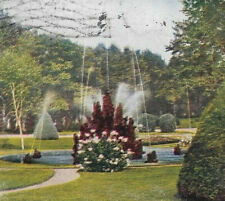 La Crosse WI Oak Grove Cemetary Cemetery Fountain Vtg 1907 Antique Postcard  picture