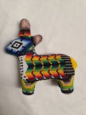 Authentic Huichol Beaded Art Small Deer Native Art Mexico picture