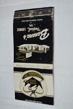 Banana's Tropical Lounge Chicago Illinois 30 Strike Matchbook Cover picture