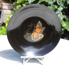 Vintage COUROC Monarch BUTTERFLY Round Bowl Monterey California 7 3/4
