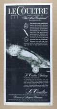 1957 LeCoultre Galaxy Watches vintage print Ad picture