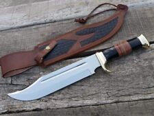 Custom Handmade D2 Tool Steel Bowie EDC Hunting Knife Gift For Him / Her picture
