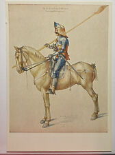 Vintage Postcard “Armed Horse Man” Albrecht Durer Cavalier Painting Germany p2 picture