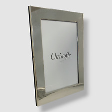 $330 Christofle Silver Plated Fidelio Mirror Effect Picture Frame | 5 x 7 picture