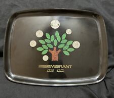 Vtg 1975 EMIGRANT COINS Couroc serving tray Tree Rectangular Monterey California picture