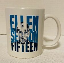 The Ellen DeGeneres Show 15th Season Coffee Mug Cup White Blue picture