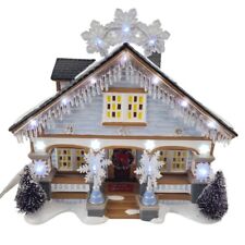 🚨 Department 56 Snow Village Christmas Lane The Snowflake House 4044854 Retired picture