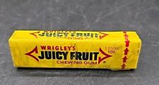 1 Vintage 1970s 10 Cent Pack Of Wrigley’s  Juicy Fruit Gum RARE Sealed picture