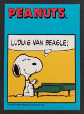 Snoopy Ludwig Van Beagle 1992 Peanuts Card #16 (NM) picture