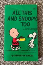 Vintage Fawcett Peanuts Paperback: All This And Snoopy, Too, 1962 Comic Strip picture