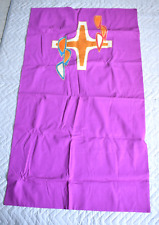 Lightly Used Purple Church Banner by Slabbinck in Belgium (CU187) Vestment Co. picture