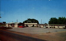 Boise City Courts ~ Boise City Oklahoma ~ 1960s cars ~ vintage postcard picture