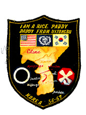 vtg Authentic Korean War Soldier Back Patch veteran Rice Paddy Daddy picture