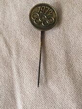 1972 OLYMPICS Grasmeher Rosenbach Vintage Rare Lapel Stick Pin picture