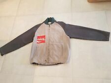 Vintage 1970s Coca-Cola Riverside Delivery Driver Jacket Zipout Lining Size 38M picture