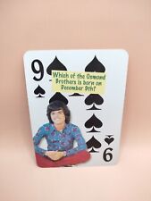 DONNIE OSMOND Flickback 1957 Trivia Challenge Playing Card MT  picture