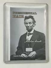 Abraham Lincoln Hair Strand Card President Historic Card Famous Relics Rare DNA picture
