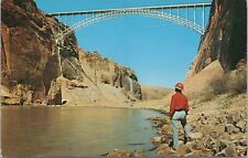 State View~Glen Canyon Bridge On Hwy 189~Page Arizona~Vintage Postcard picture