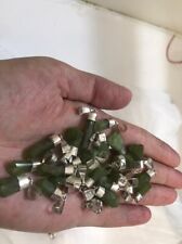 100 Pieces Peridot Pandants With 925 Sterling Silver From Kohistan Pakistan  picture