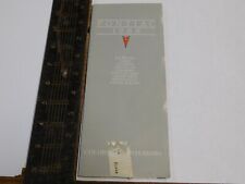 1988 PONTIAC  COLORS INTERIOR BOOKLET ALL MODELS      DEALER USE ORIGINAL  picture