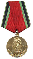 1965 USSR Russia 20 Years of Victory in WWII Medal picture