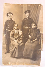 Old pre-revolutionary photo Military with family before 1917 Ukraine Antiques Ru picture