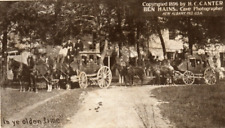 C.1910 H.C. GANTER 1896 BEN HAINS CAVE PHOTOGRAPHER, BLACK DRIVER Postcard P34 picture