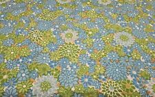 Vintage Style House Percale  Flower Child 1970's Print Double Flat Sheet Only  picture