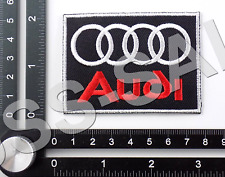 AUDI EMBROIDERED PATCH IRON/SEW ON ~2-7/8