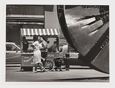 1985 Charlotte NC Downtown Street Vendor Peanut Popcorn Cart VTG Press Photo picture